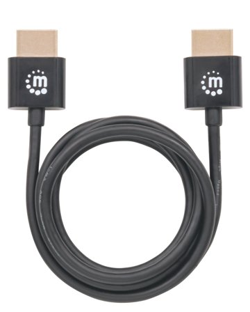 Manhattan MH Cable, Ultra Thin HDMI, HDMI-Male/HDMI-Male, 1m, Black, B