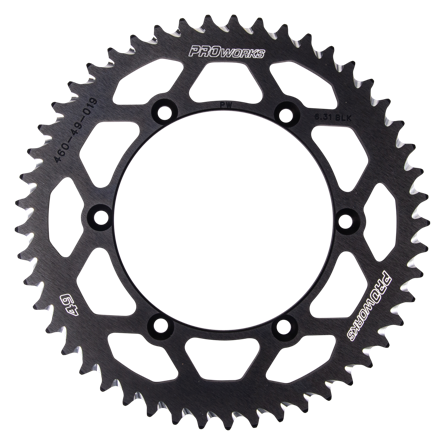 Couronne Proworks Aluminum Noire - Kawasaki KX 250 XC 2021-2023