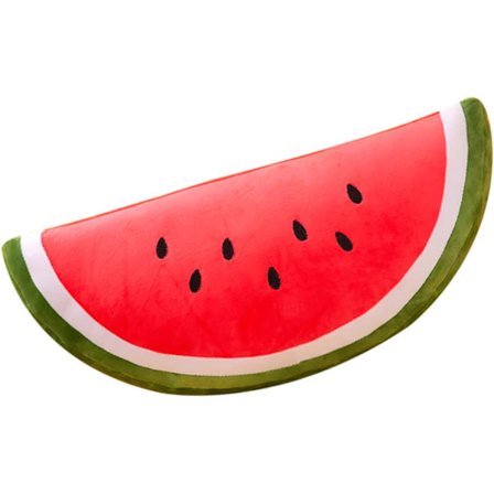 Vandmelon Plys Pude Sød Udstoppede Frugt Blød Plys Vandmelon Pude Sød Dekorativ Pude Perfekt til Hjem i Alle Aldre
