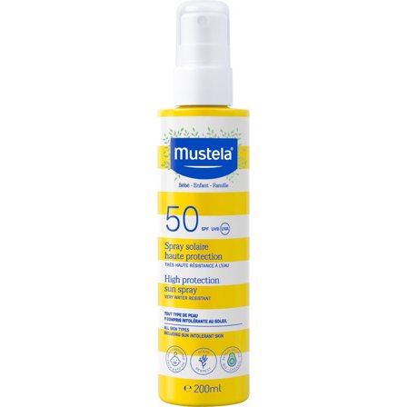 Mustela Latte Solare Spray 200ml SPF 50 Protezione Solare