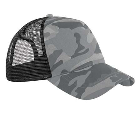Beechfield Unisex Vuxen Camo Snapback Trucker Cap En Storlek Arct