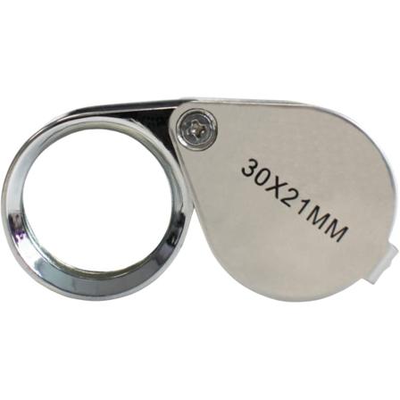 Juvelerlupe - Linse 30 x 21 mm Glass Smykker Antikviteter Magnif