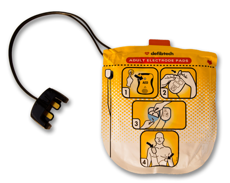 Defibtech DDP-2001 Elektrode 1 par, til Lifeline View-defibrillator, Førstehjelp