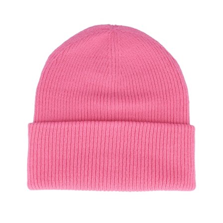 Beechfield - Engineered True Pink Soft Deep Cuffed Cuff Pink Beanie - @ Hatstore
