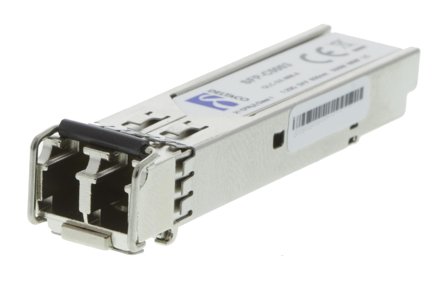 Deltaco SFP-C0006 - SFP (mini-GBIC) transceivermodul (tilsvarer: Cisco SFP-GE-S) - GigE - 1000Base-SX - LC multimodus - opp til 550 m - 850 nm - for