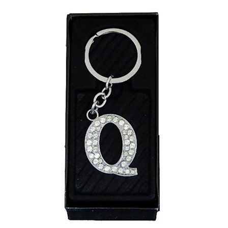 Vacker nyckelring Bokstaven Q