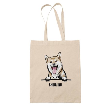 Shiba Inu tygkasse hund shopping väska Tote bag