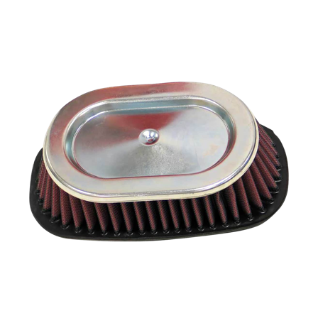 Luftfilter Oval Konisk Krom K&N Universal
