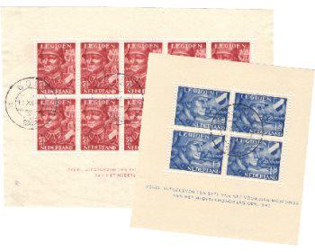 Holland 1942 - NVPH 402b-403b - Stemplet