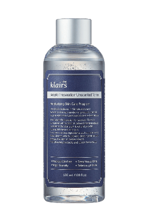 Klairs Supple Preparation Unscented Toner Ansiktsvatten & facemist Dam 180ML