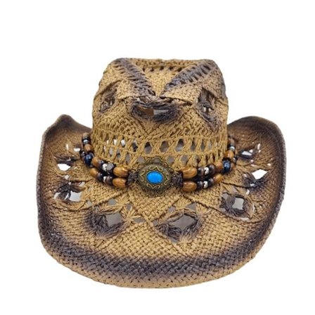 Cowboyhatt Blue medallion