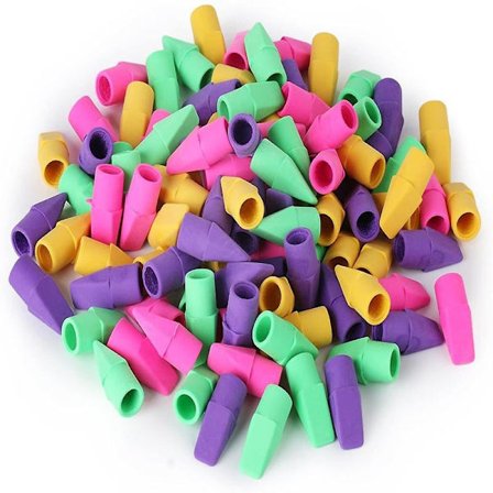 Pencil Top Erasers 120-pakke