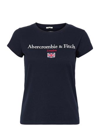 Anf Womens Graphics Blue Abercrombie & Fitch