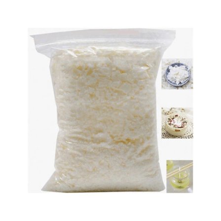 500g/200g Ren Sojavax Paraffin Material Pre-Sojavax-Kärnpigment naturliga sojavaxblock för hemgjorda ljus hög kvalitet[HK]
