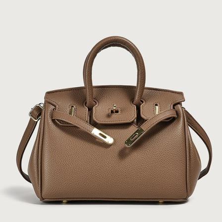 Joyson Solid Color Casual Kelly Bag Beige One Size