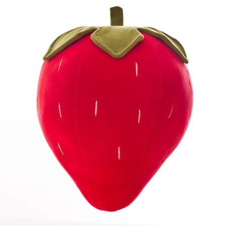 Söt jordgubbsdocka plysch stoppad frukt plyschleksak present till barn