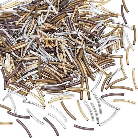 Buet nudelrør Et-ords spænde hult rør