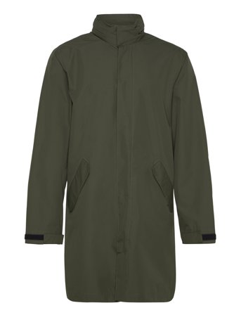 H2O Rømø Logo Lw Rain Long Jacket - Green - L