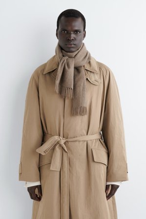 COS Men's Cashmere Scarf in Brown