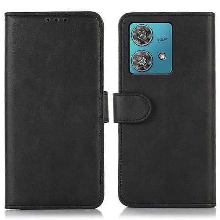 Til Motorola Moto G84 5G Etui Stødsikkert PU Læder Ko-tekstur Pung Telefon Stand Cover