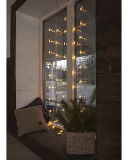 Lysgardin Star jul Hvid