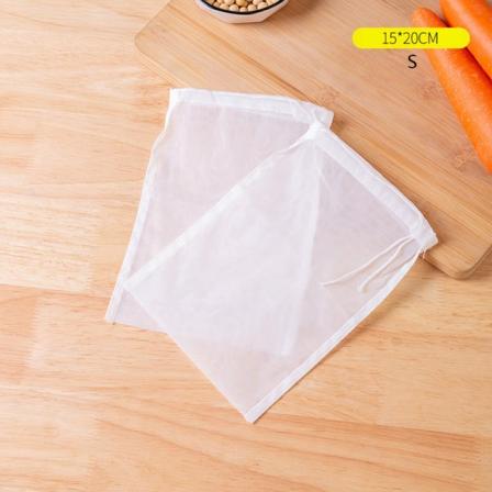 2 kpl Uudelleenkäytettävät pähkinämaitopussit Siulat Nylon suodatinpussi S