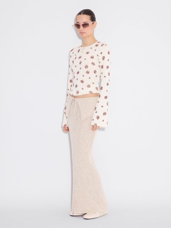 Holzweiler - Line Zip Skirt - Sand Mix - Womens - Small