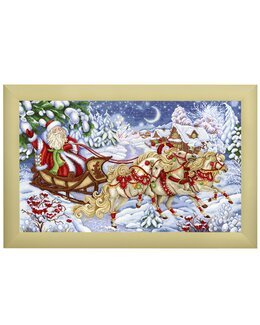 Broderikit Billede Juletur - Oven