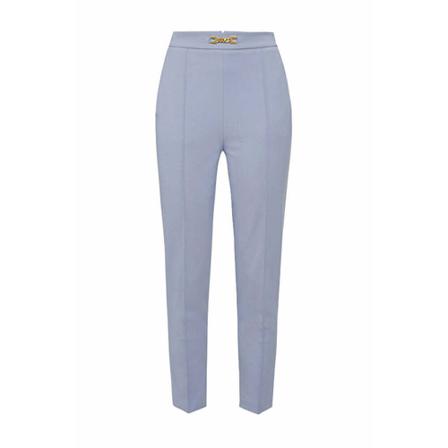 Elisabetta Franchi - Chinos - Blå - Dam - Storlek: S, Dam, Storlek: S
