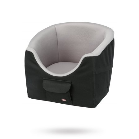 Trixie - Bilsäte 45 × 39 × 42 cm - Svart/Grå - Resa med djur - Bilresa med hund
