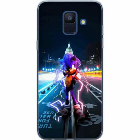 Samsung Galaxy A6 (2018) Mjukt Skal - Sonic The Hedgehog