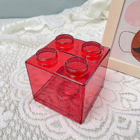 Drømme Sparer Byggeklods Børne Sparegris, Klar Akryl Byggeklods Pengetank, Mønt Spareboks Til Piger Drenge