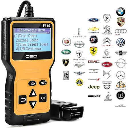 Automaattinen diagnostiikkaskanneri Auto Reader Car Reader Lue ja poista vikakoodit Moottorin tunnistus