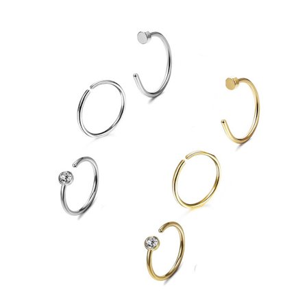 Näsa ringar fake 3 st pack