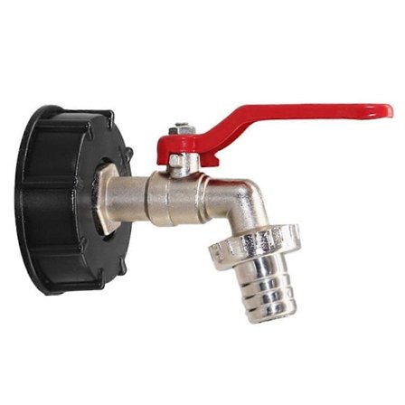 IBC Tank Adapter S60X6 3/4 Zoll Vattenkran för Vattenlagringstank [DB]