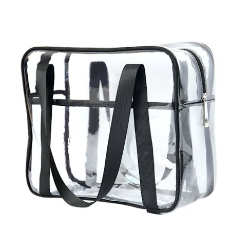 Läpinäkyvä Kosmetiikkakassi Läpinäkyvä Kassi Paksu Vetoketju Toilettitarvikkeiden Kuljetus