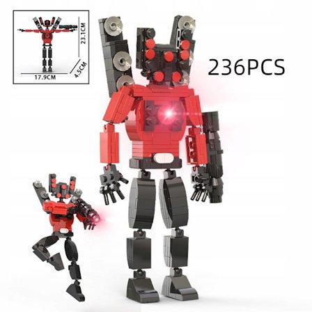 Titan TV Man Toy Toalett Man Hammer Monitor Man Building Block Sound Man 4