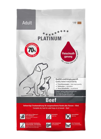 Platinum - Biff+potet Adult 5 kg - Hund - Hundefôr & hundemat - Tørrfôr for hund - ZOO.no