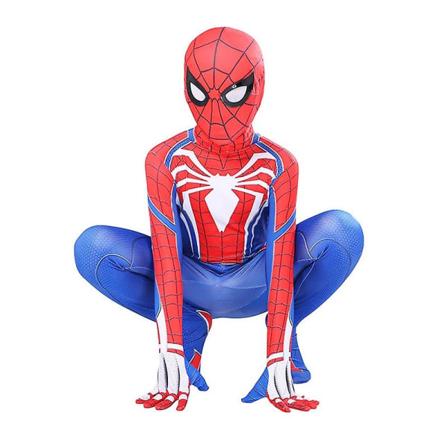 Spiderman Cosplay Velocity Suit Kostume Superhelte Børn Voksen Bodysuit. 150 Kids (140-150cm)