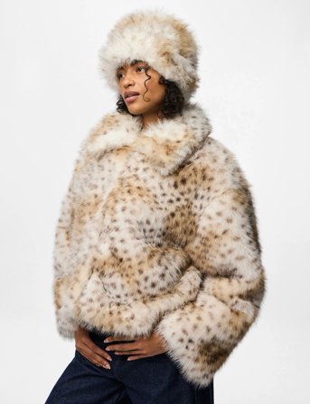 Pieces Pcplush Fluffy Hat - Beige - ONE SIZE