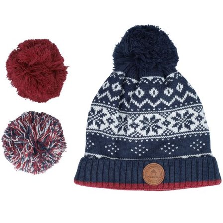 Cabaïa - Blå pom Beanie - Bloody Mary Navy Pom @ Hatstore