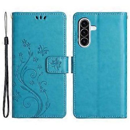 Til Samsung Galaxy A26 5G Etui PU Læder Telefon Wallet Cover med Rem (Style B)