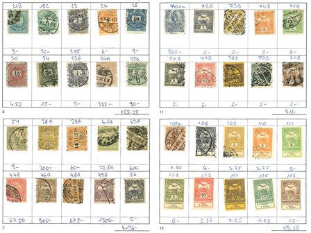 Ungarn - Samling i 1 udvalgshæfte - Stemplet