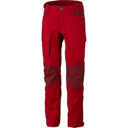 Lundhags Junior Authentic II Pant Children hiking trousers Red 158-164