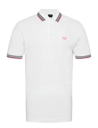 Paddy Polos Short-sleeved Valkoinen BOSS