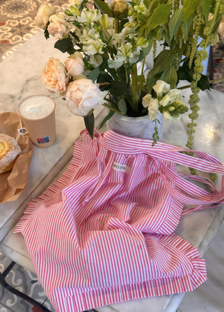 MISSMAYA - Tote Bag Pink Seersucker