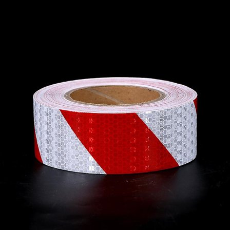 Heijastava teippi perävaunuille 5cm x 25m DOT-C2 heijastava turvateippi heijastava perävaunun teippi vedenpitävä punainen ja valkoinen näkyvyysteippi 