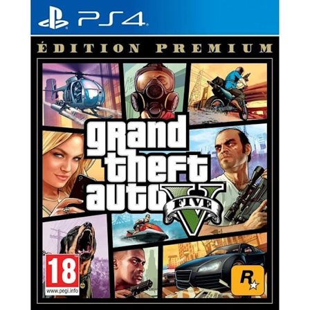 PS4-spel - Rockstar-spel - Grand Theft Auto V - Premium Edition - Action - 1-16 spelare