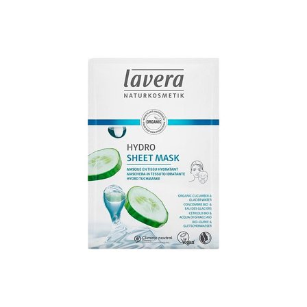 Lavera Sheet Mask Hydrating M. Agurk, Skincare, Masker, Sheet Masker