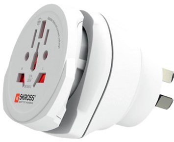 SKROSS-Combo Travel adapter for travellers to Australia China-2-i-1-reiseadapter for Australia og Kina-Power-Reiseadaptere